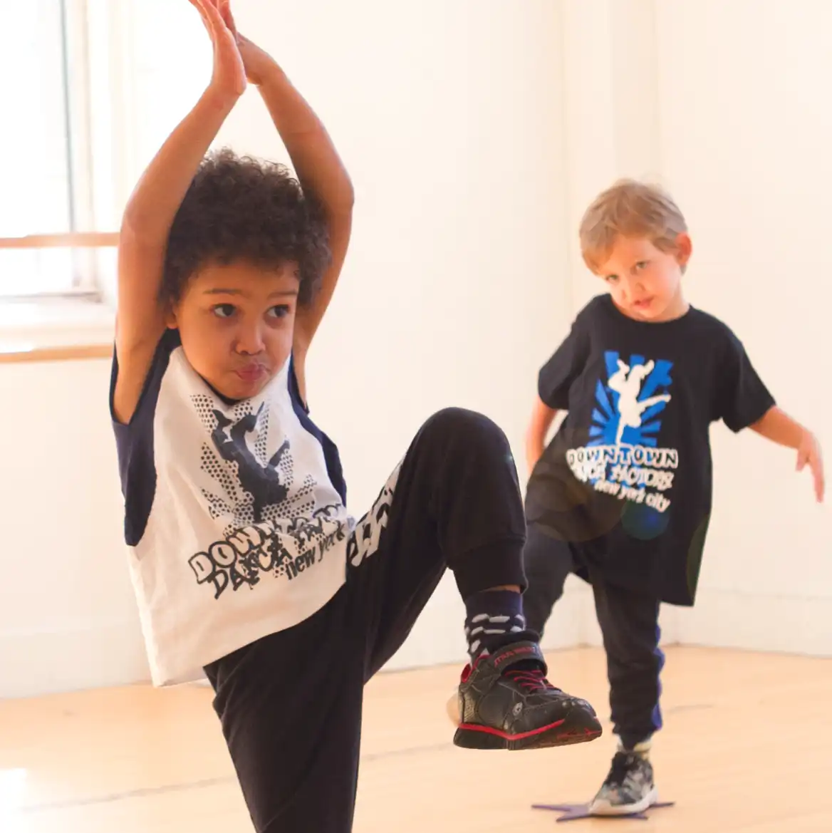 Break dancing lessons for kids in Tribeca, New York at the award winning Downtown Dance Factory