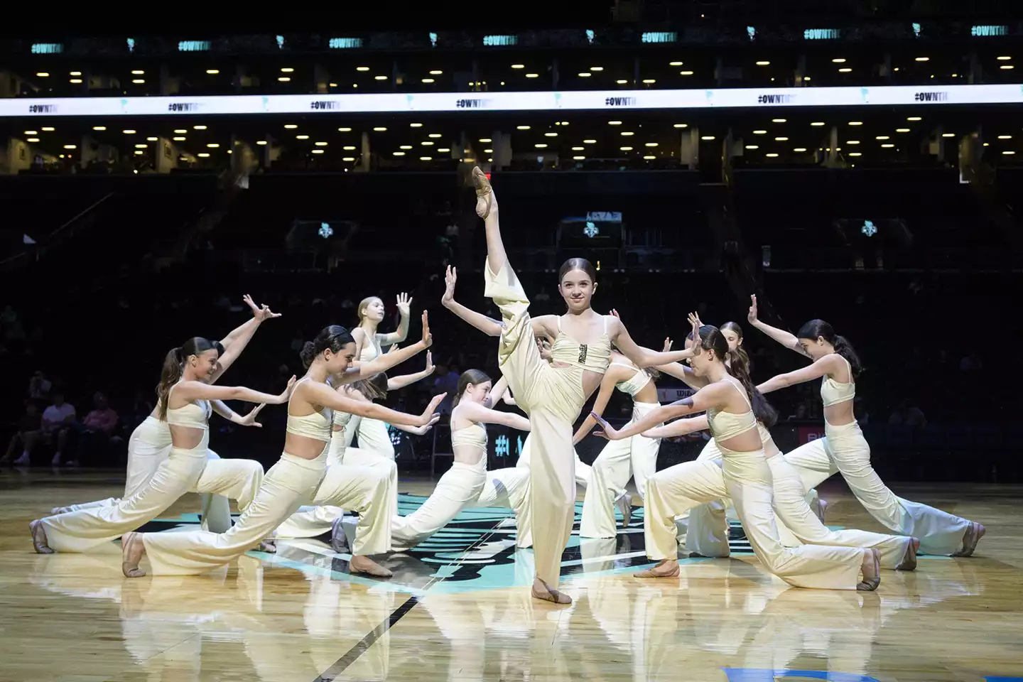 DDF's Company Blue performs half-time at a WNBA NY Liberty game!