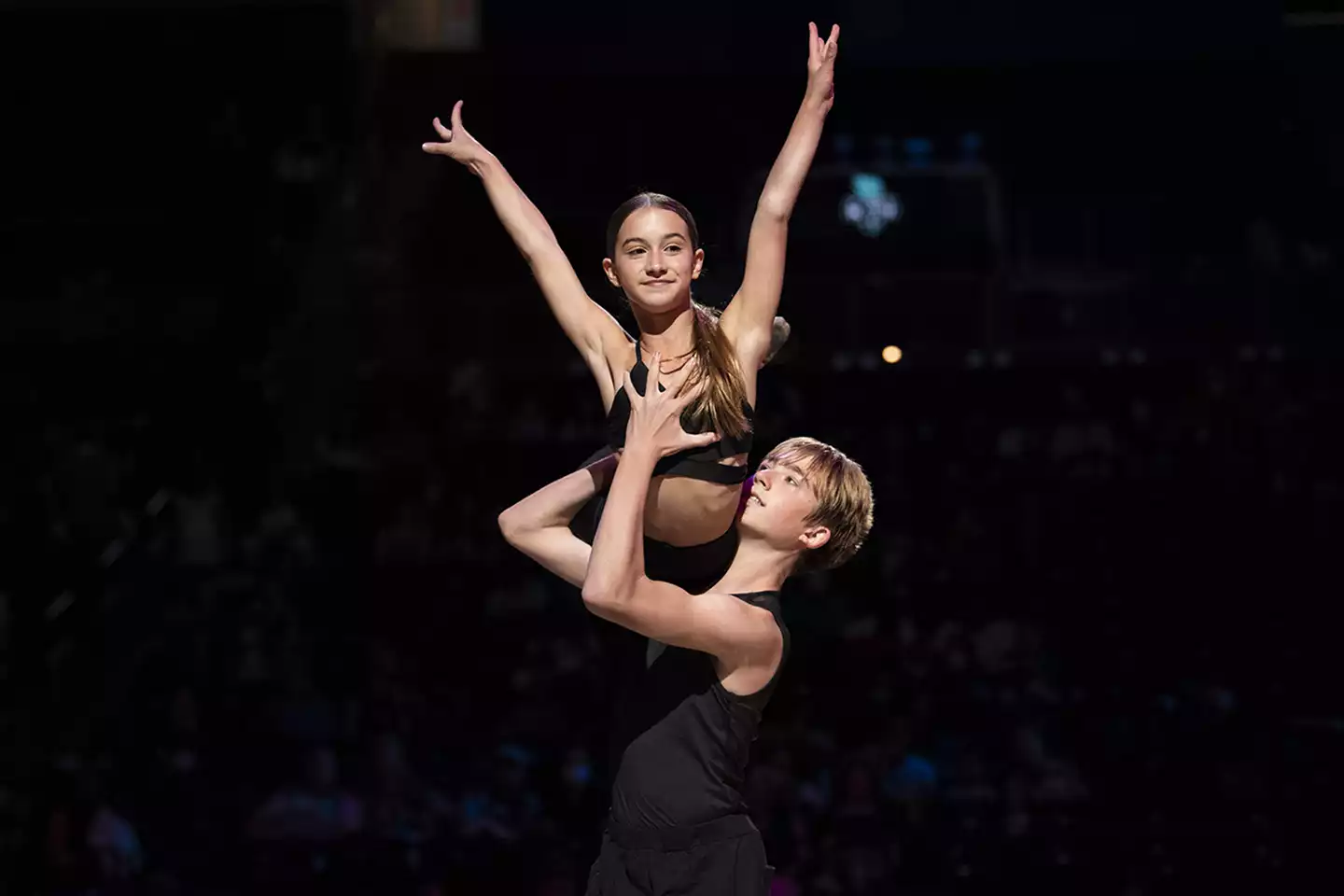 Our dancers are in demand as pre-game and halftime entertainment for NBA & WNBA games.  We love sharing our love of dance with New York City!