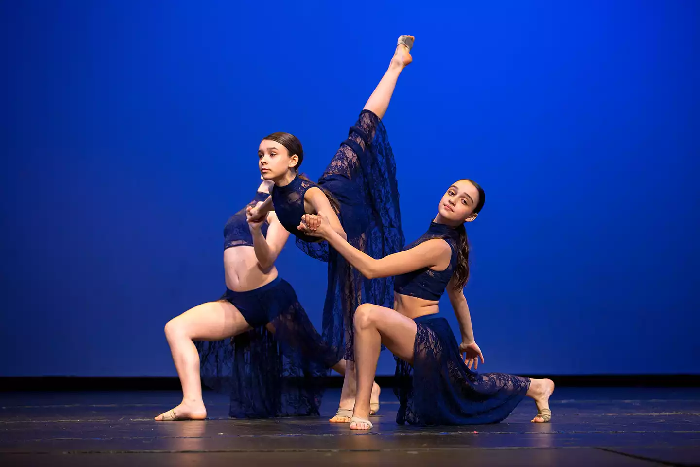 This performance was one of our first competition pieces.  These three dancers all went on to study as dance majors at LaGuardia High School, and then have pursued dance in different capacities at prestigious universities.