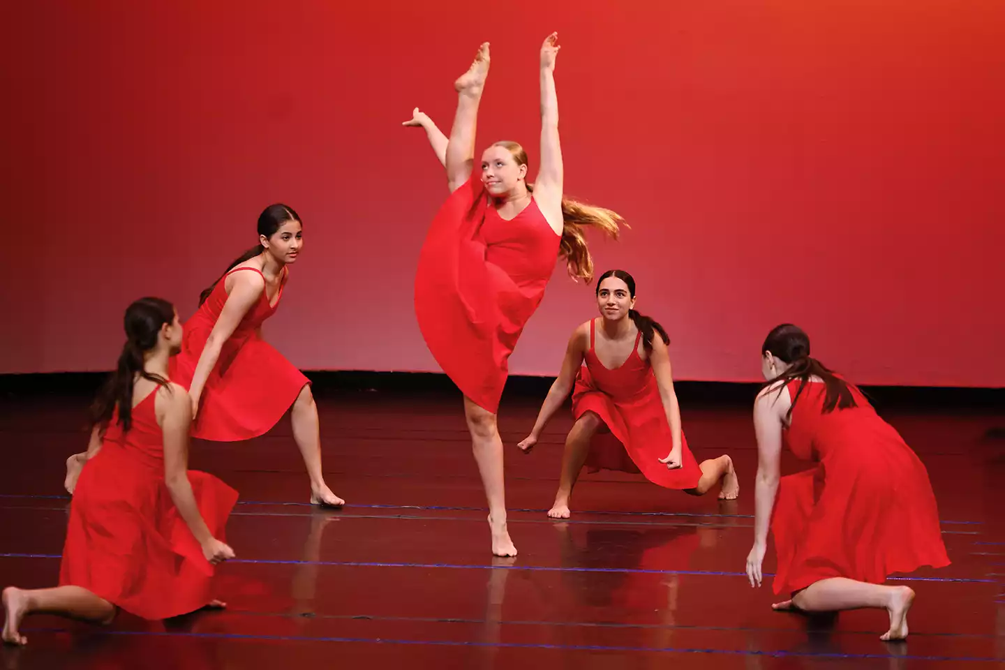 Our theater dancers weave stories through their movement.  And hey ... check out that kick!