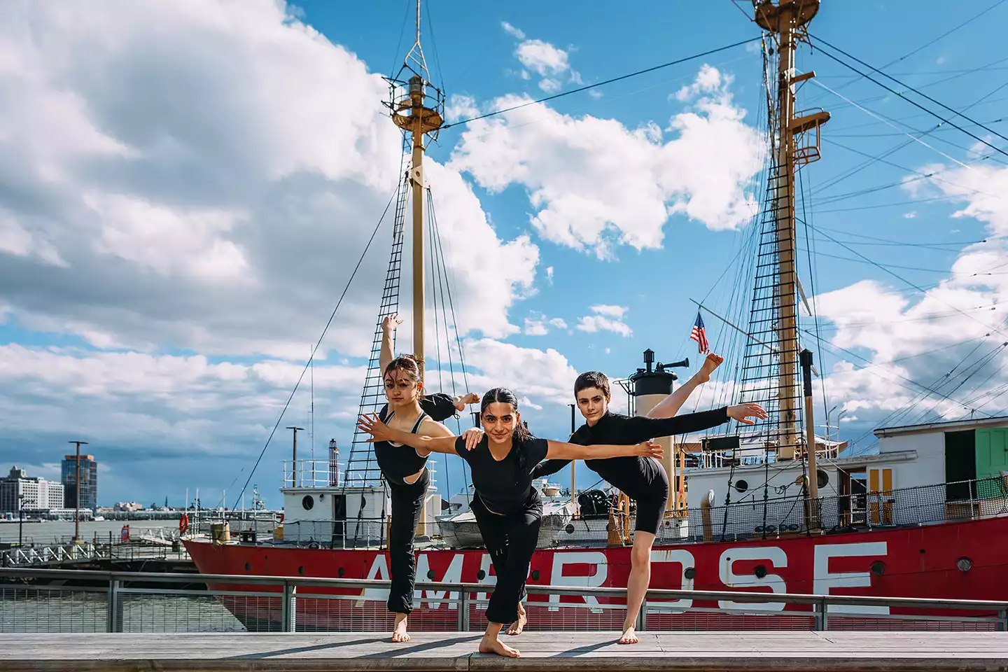 The Seaport district is a beautiful historical district just down the road from our Tribeca studios ... a perfect place for a Sunday morning photo shoot!