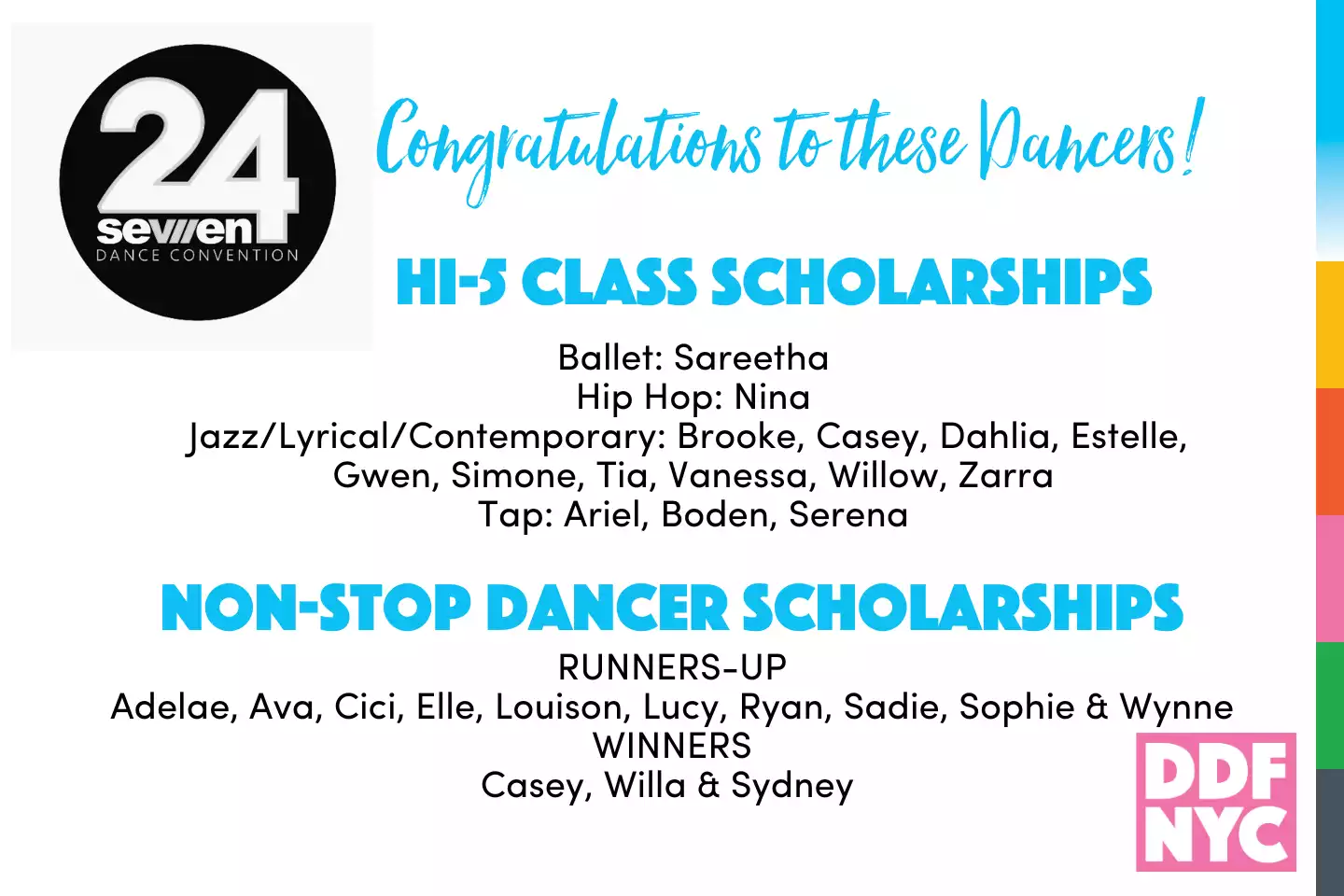 Congrats to our 24/7 Convention & Competition Dancers!