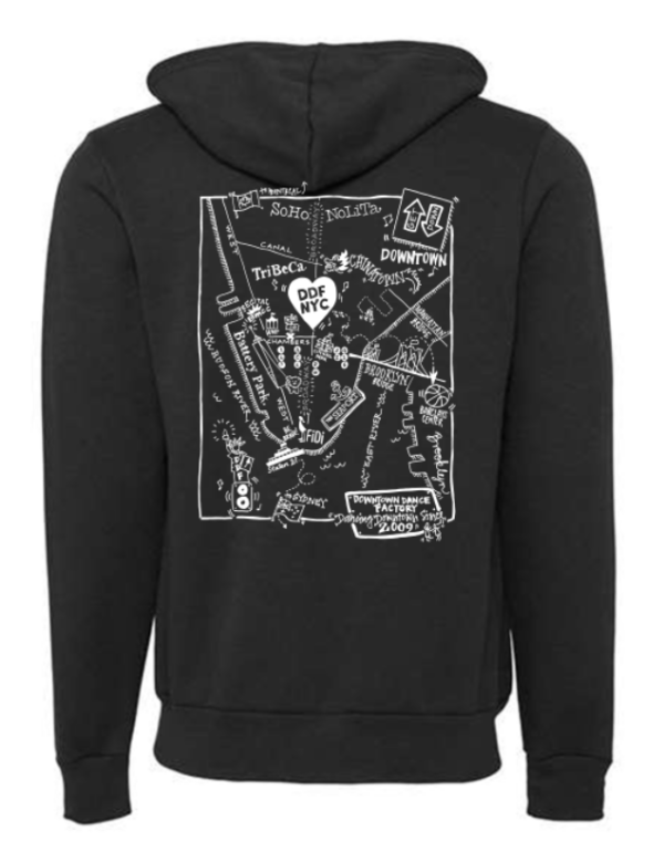 DDF NYC Map Zip Hoodie