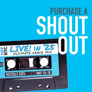 Shout Out - DDF Recital Souvenir Program - SUBMISSIONS CLOSED
